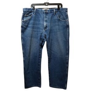 Wrangler Authentics Jeans Men’s 40x26 Blue Straight Leg Denim *READ*